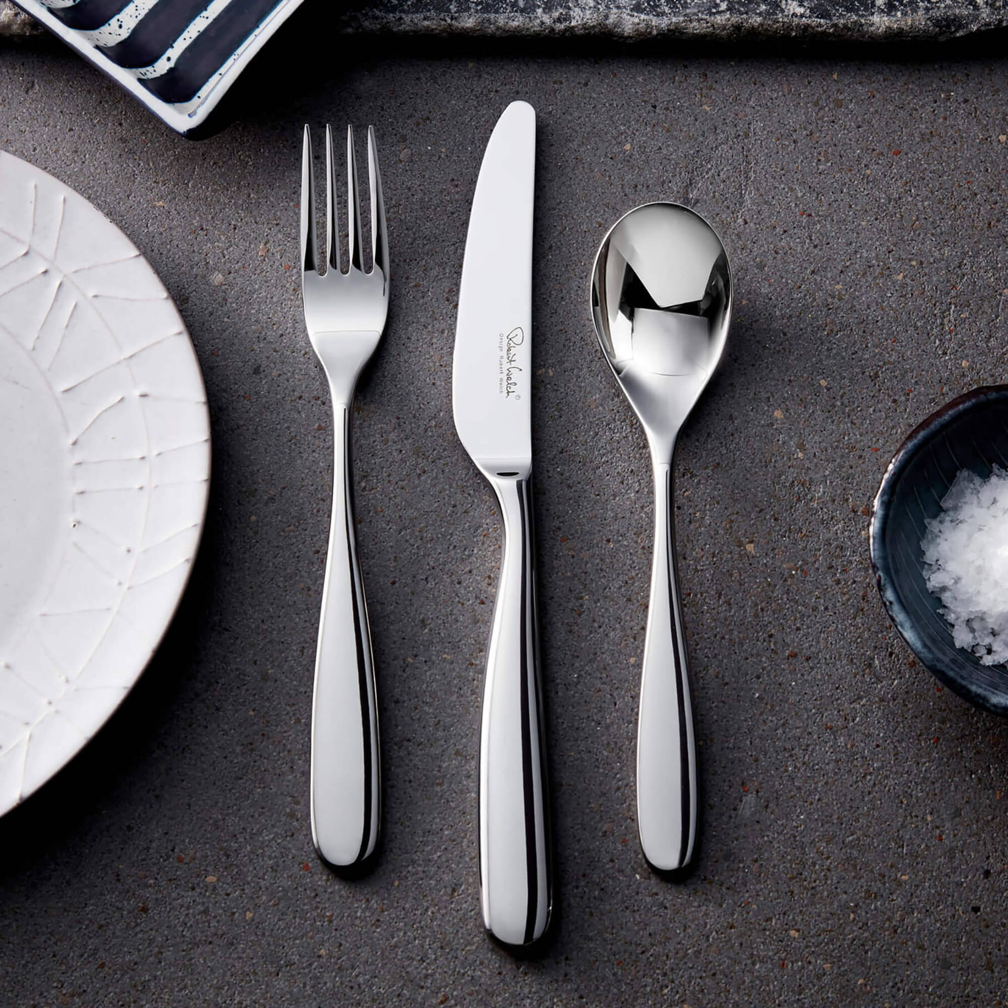 Robert Welch Stanton Bright Cutlery Set, 16 Piece for 4 People