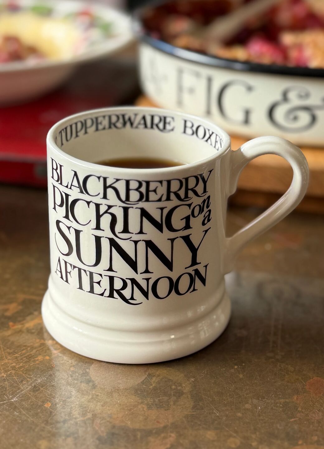 Emma Bridgewater Black Toast Blackberry 1/2 Pint Mug