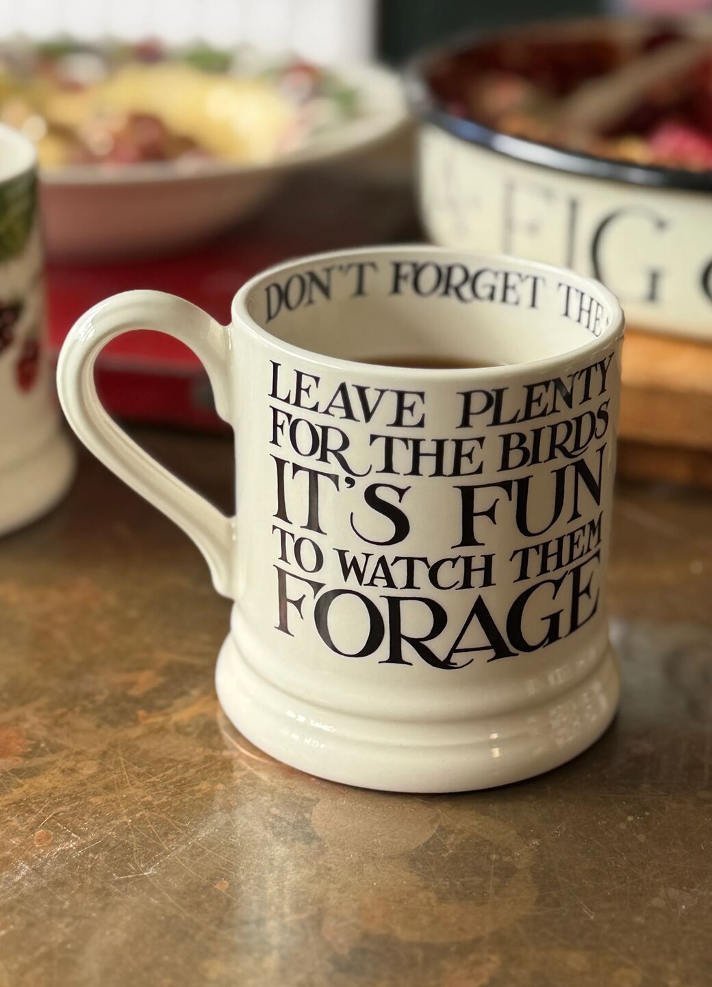 Emma Bridgewater Black Toast Blackberry 1/2 Pint Mug