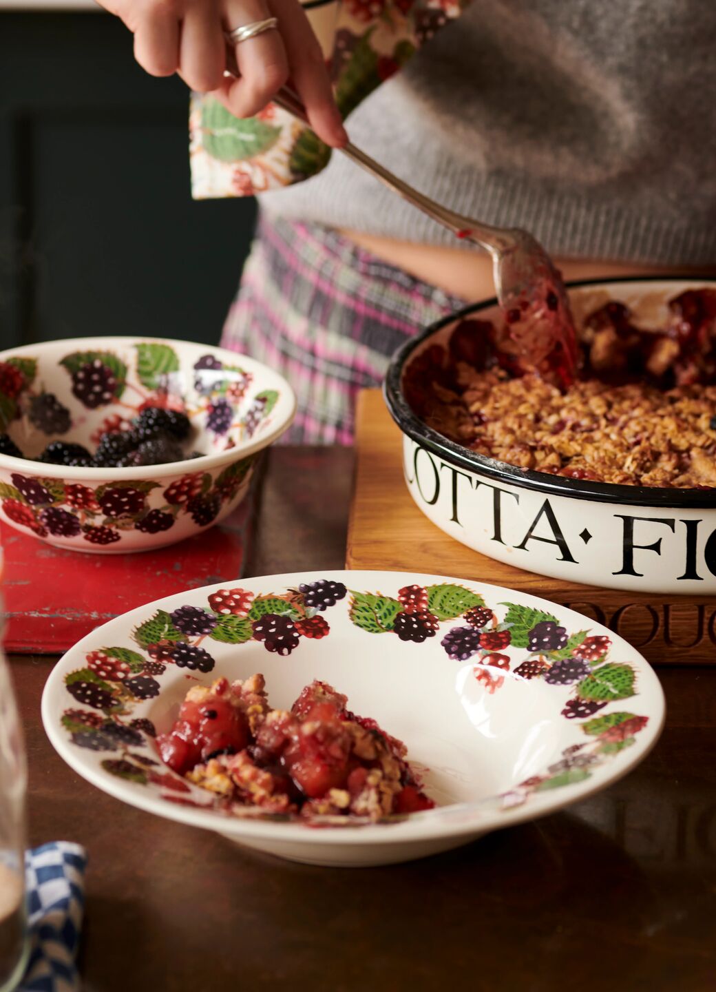 Emma Bridgewater Blackberry Dessert Plate