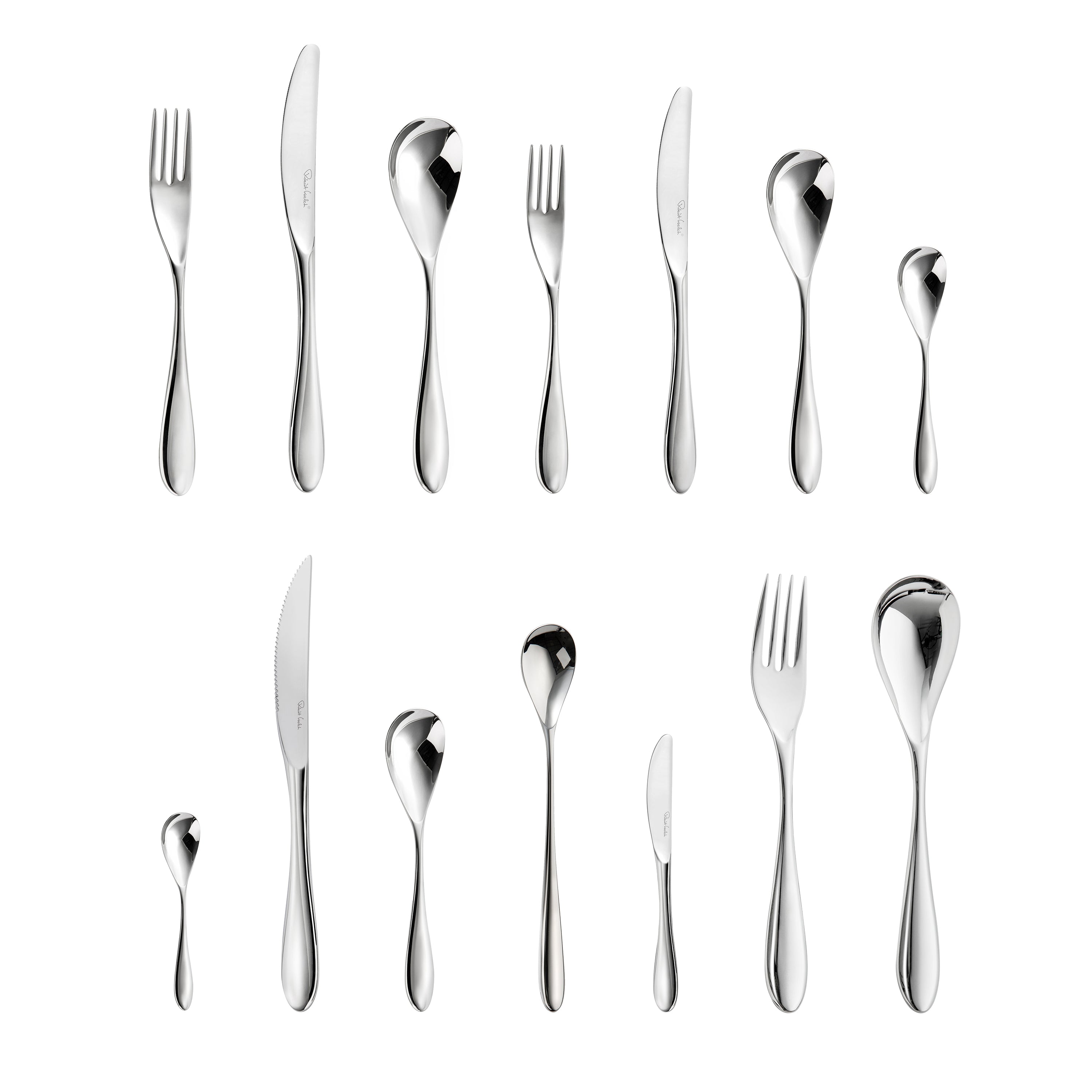Bourton Bright Cutlery Set, 24 Piece for 6 People