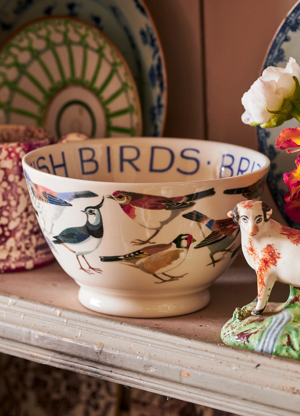Emma Bridgewater British Birds Medium Old Bowl