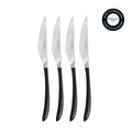 Contour Noir Satin Steak Knife, Set of 4