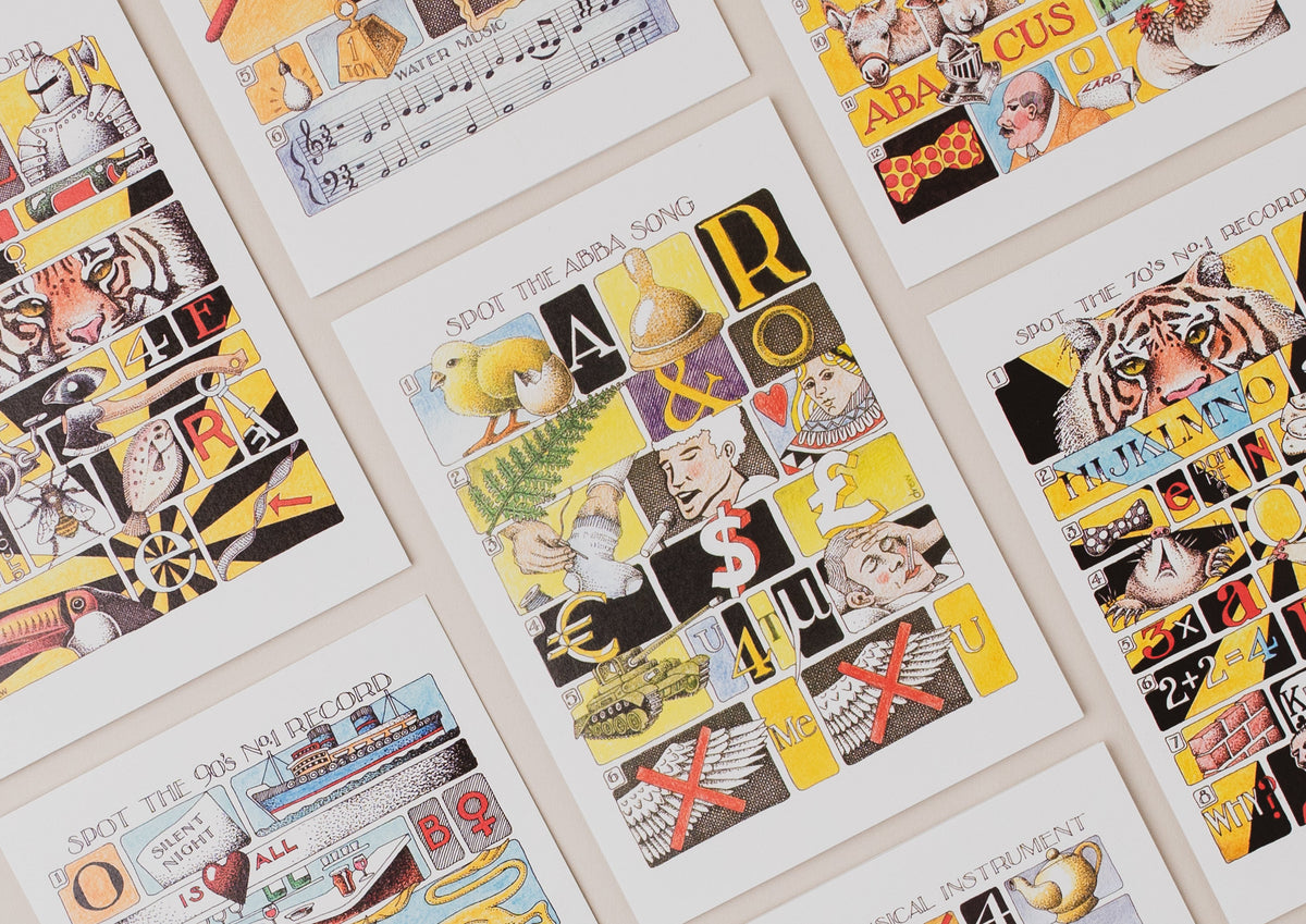 Simon Drew Cards - SPOT IT ABBA