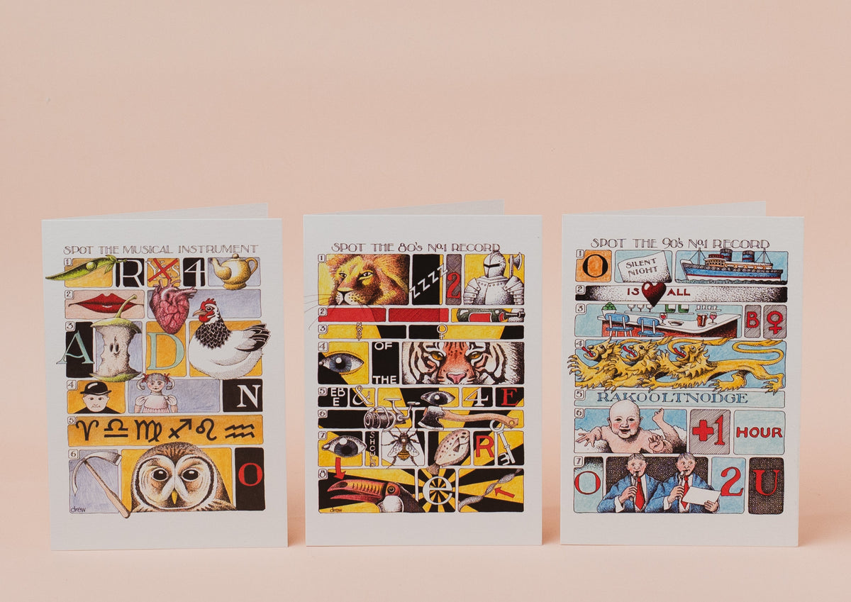 Simon Drew Cards - SPOT IT INSTRUMENT