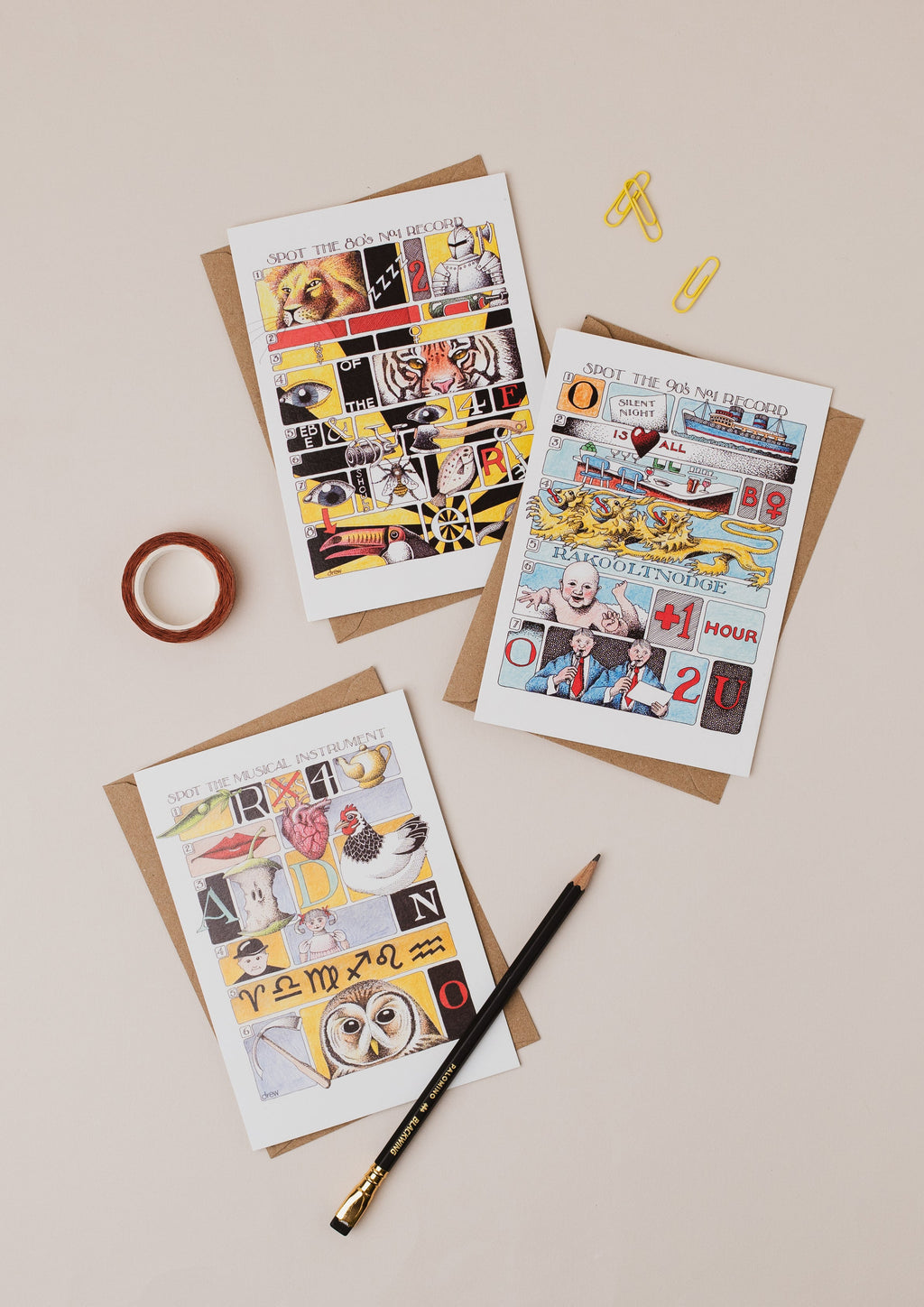 Simon Drew Cards - SPOT IT INSTRUMENT