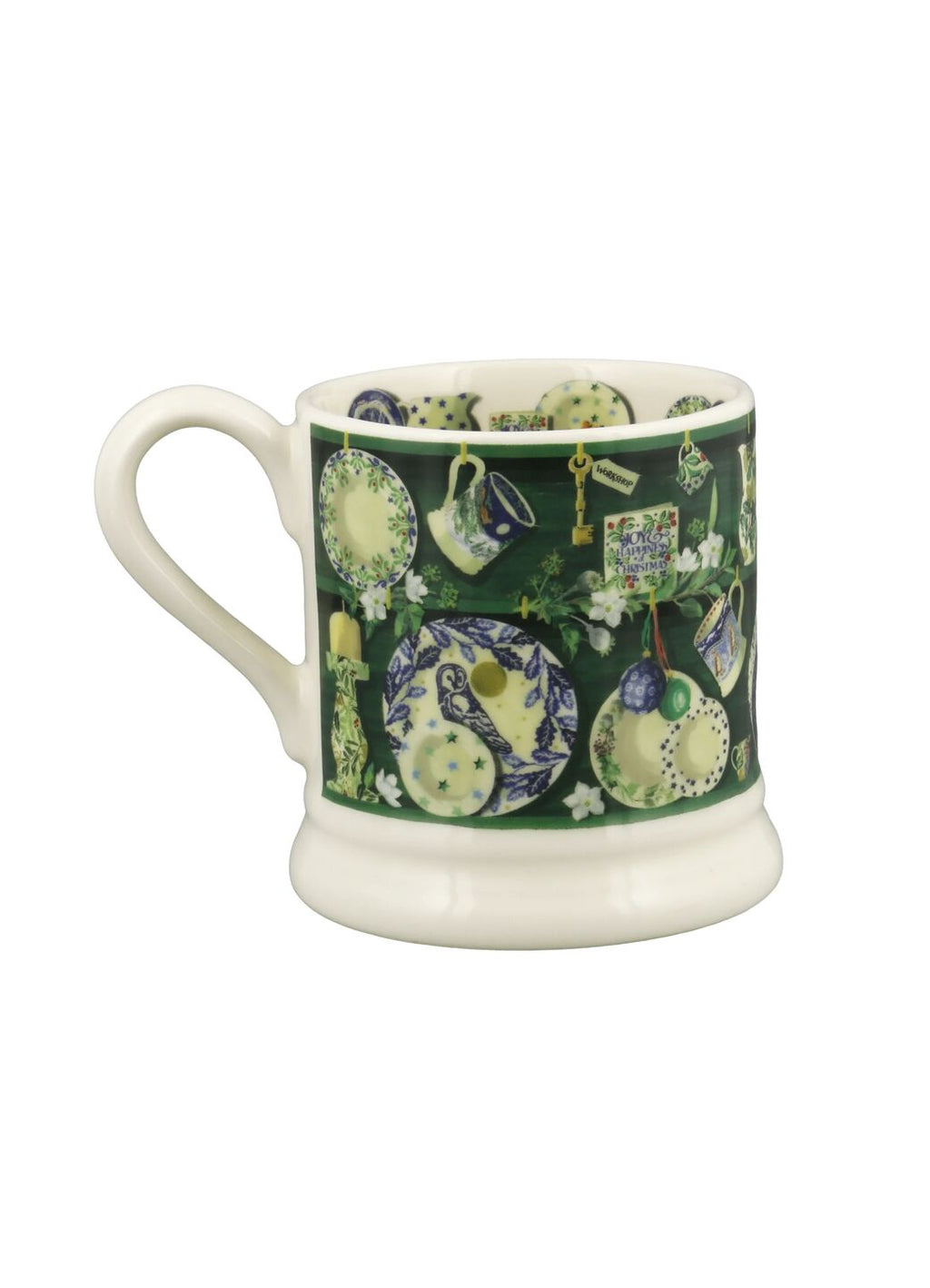 Green Christmas Dresser 1/2 Pint Mug