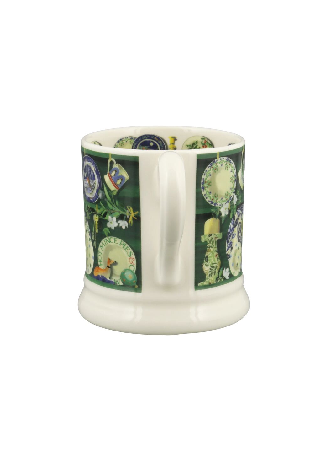 Green Christmas Dresser 1/2 Pint Mug