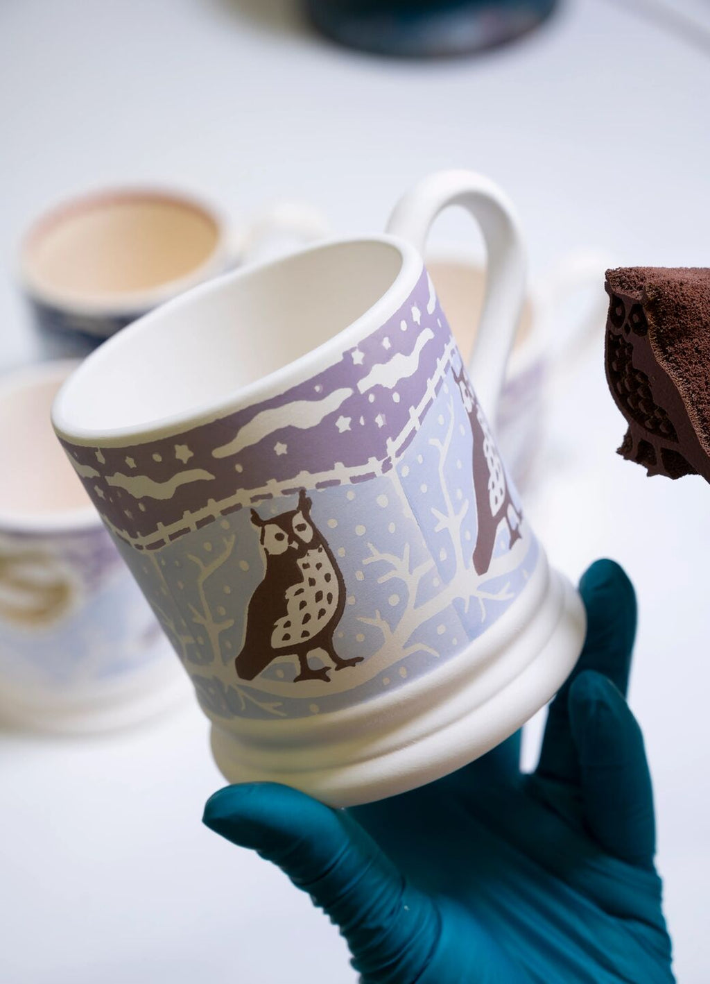 Christmas Icons Owl 1/2 Pint Mug