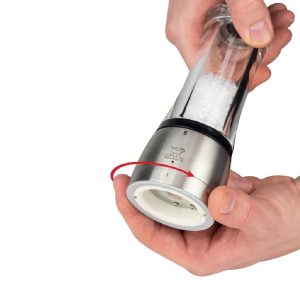 Peugeot Daman Salt Mill 16cm Silver