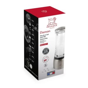 Peugeot Daman Salt Mill 16cm Silver