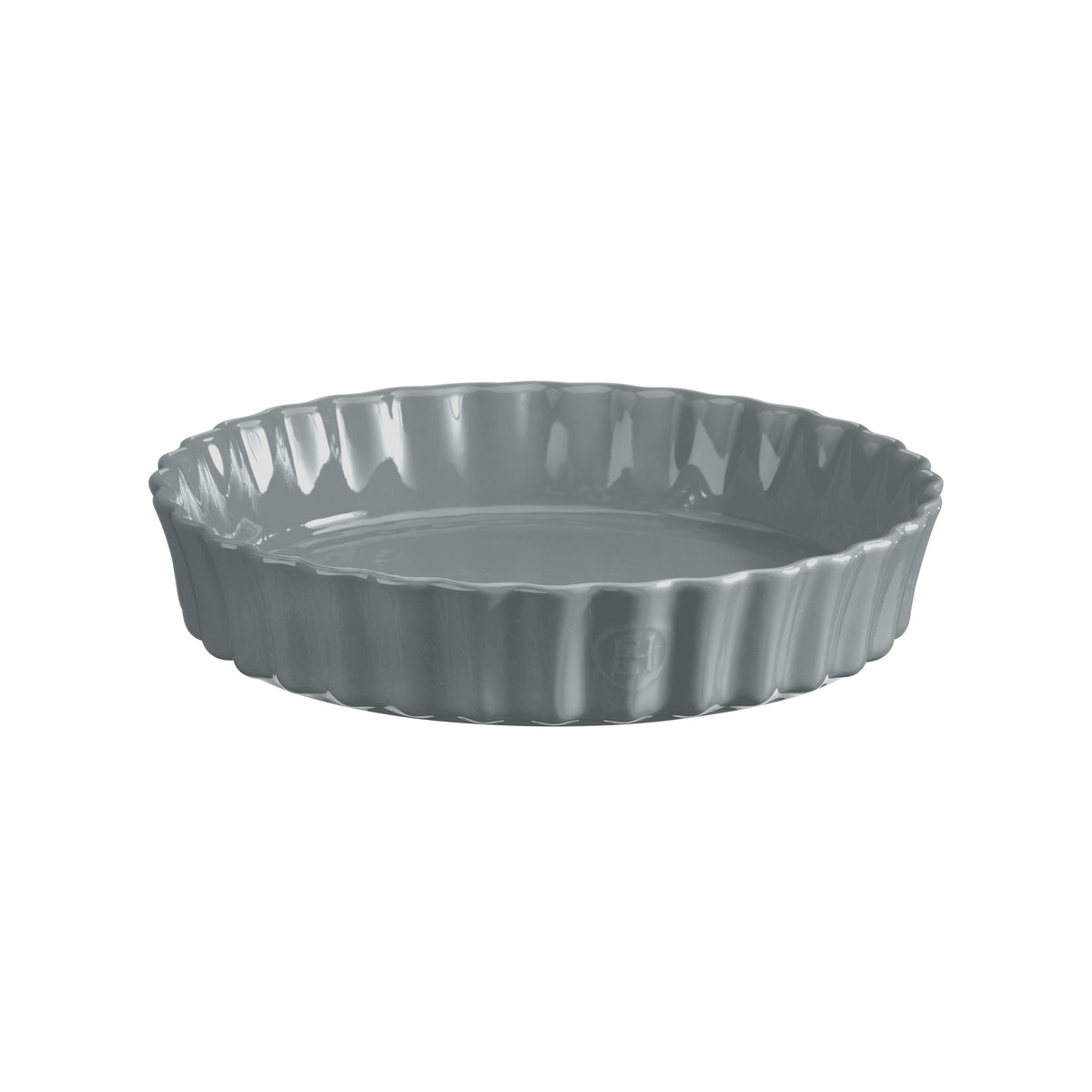 Emile Henry Tart Dish 28cm - Pearl Grey