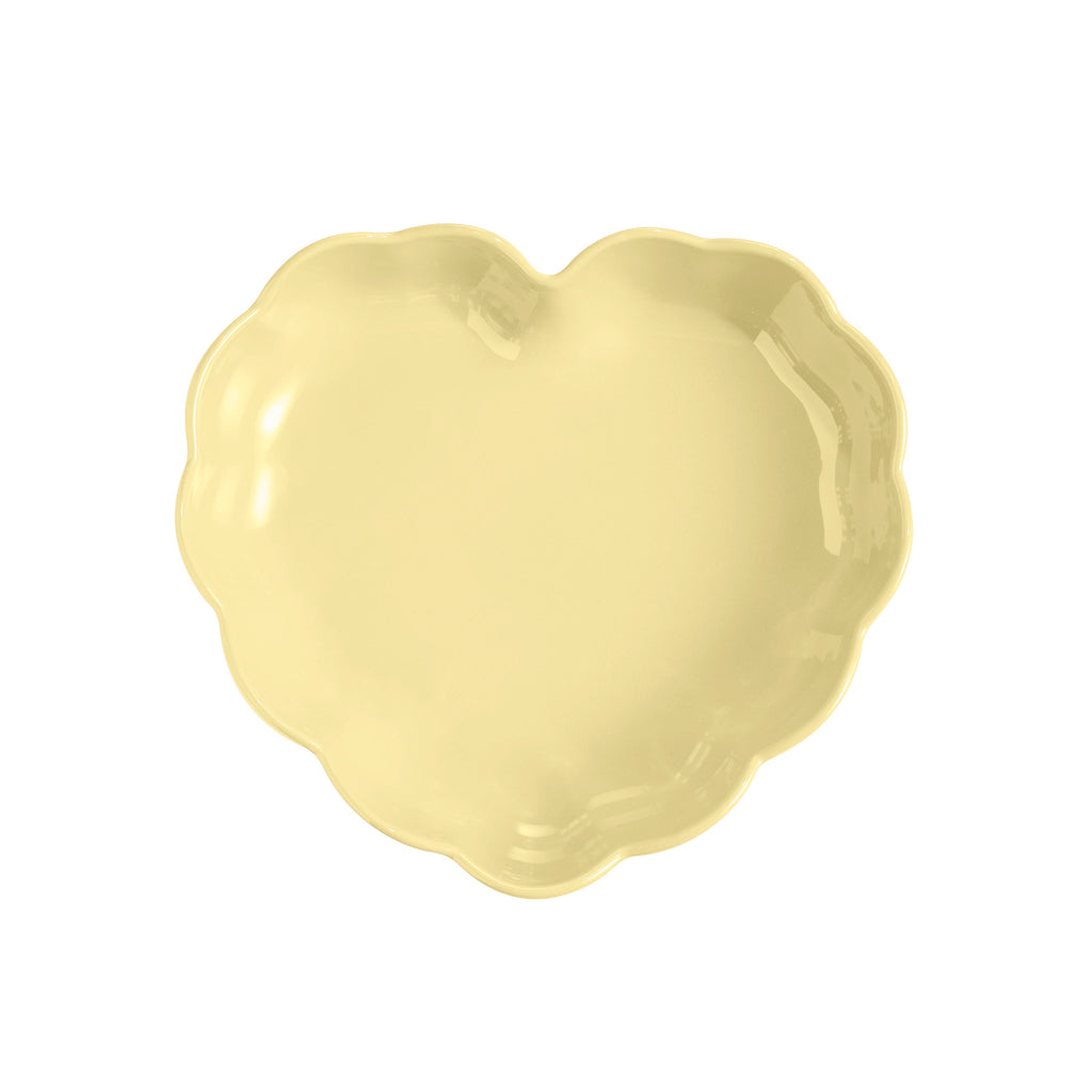 Emile Henry Madeleine Heart-Shaped Dish - Vanilla