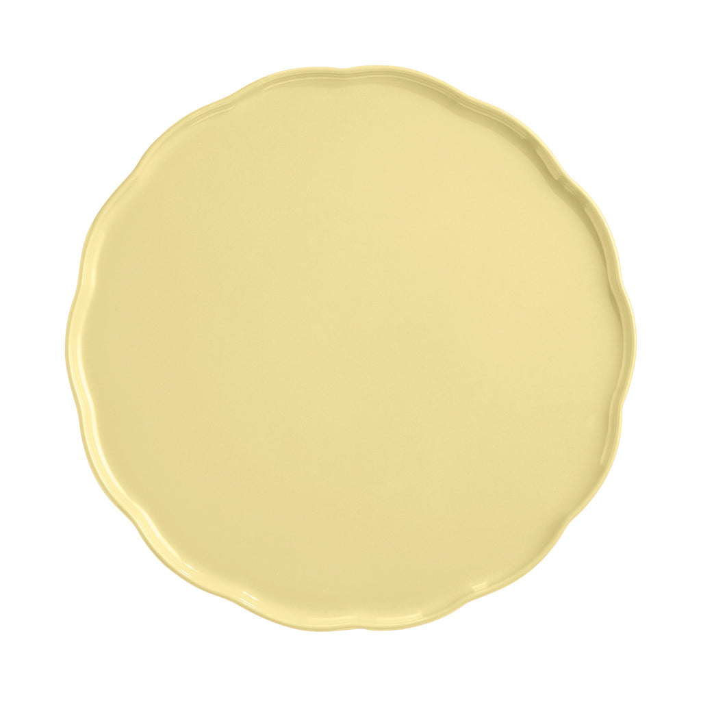Emile Henry Madeleine Round Serving Plate - Vanilla