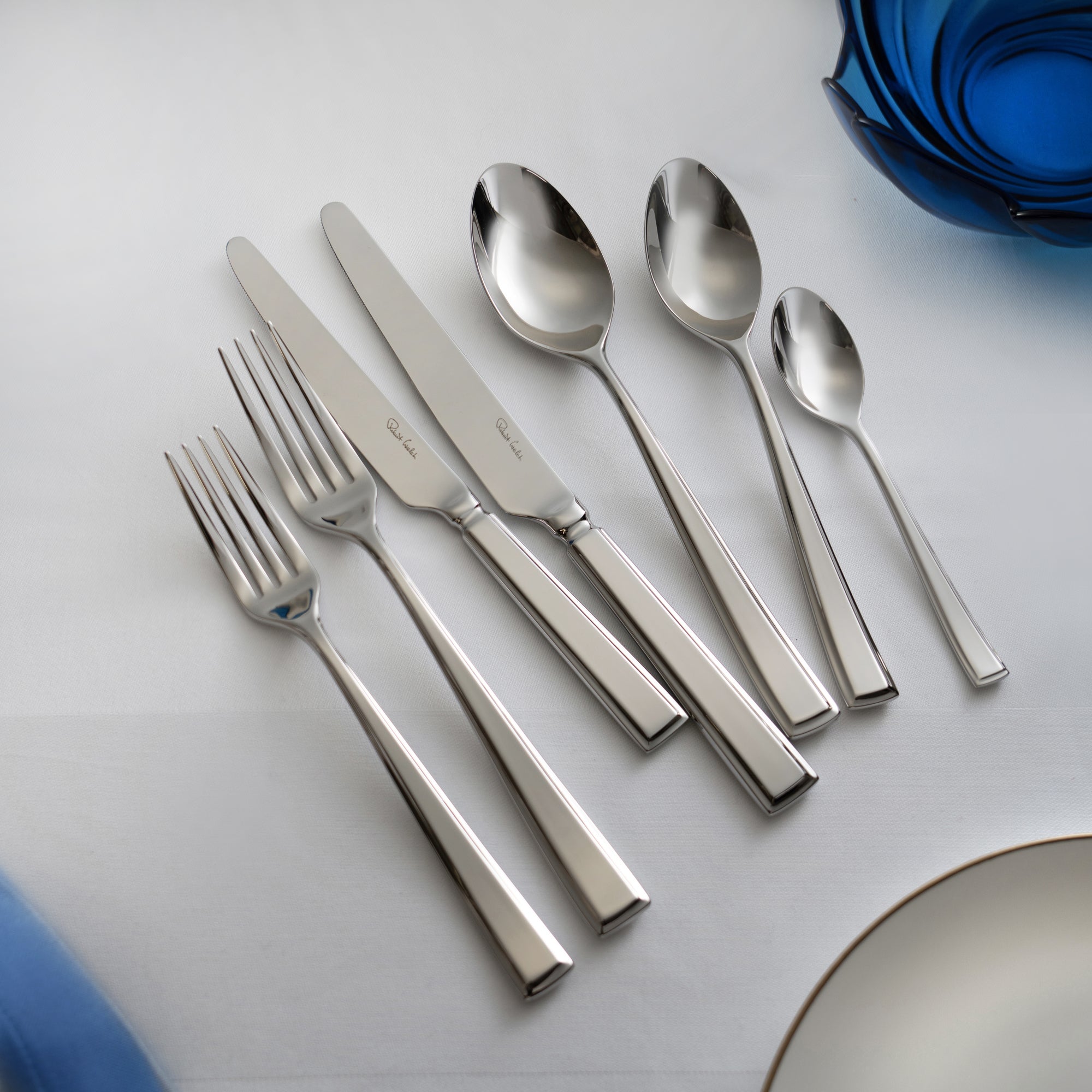 Fairford Bright Cutlery Set, 56 Piece for 8 People