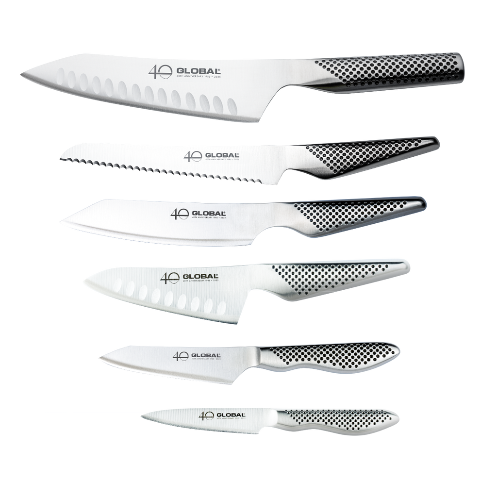 Global 40th Anniversary 7 Piece Knife Block Set G-51AN7-B