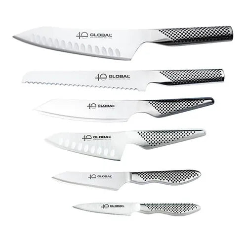 Global 40th Anniversary 7 Piece Knife Block Set G-51AN7-D