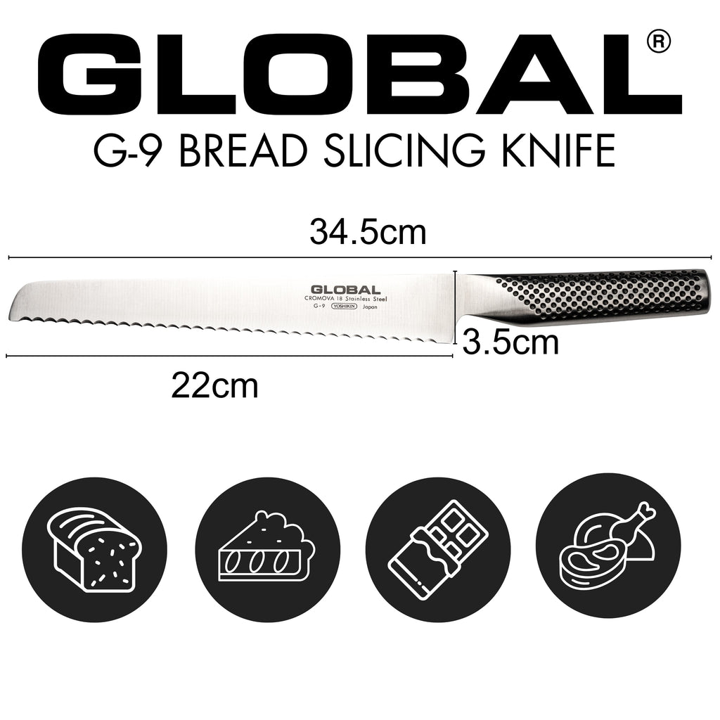 G-9 Bread Knife 22cm Blade