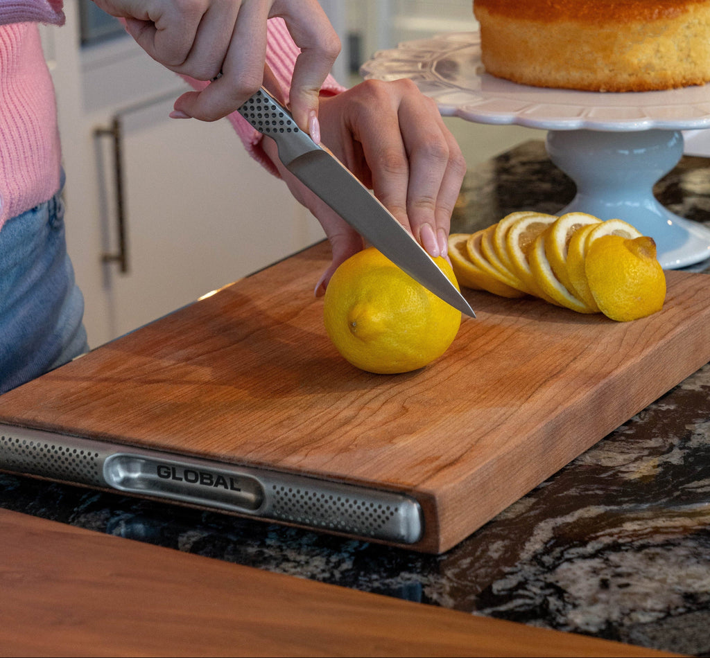 Global Cherry Wood Chopping Board, 50 x 40 cm