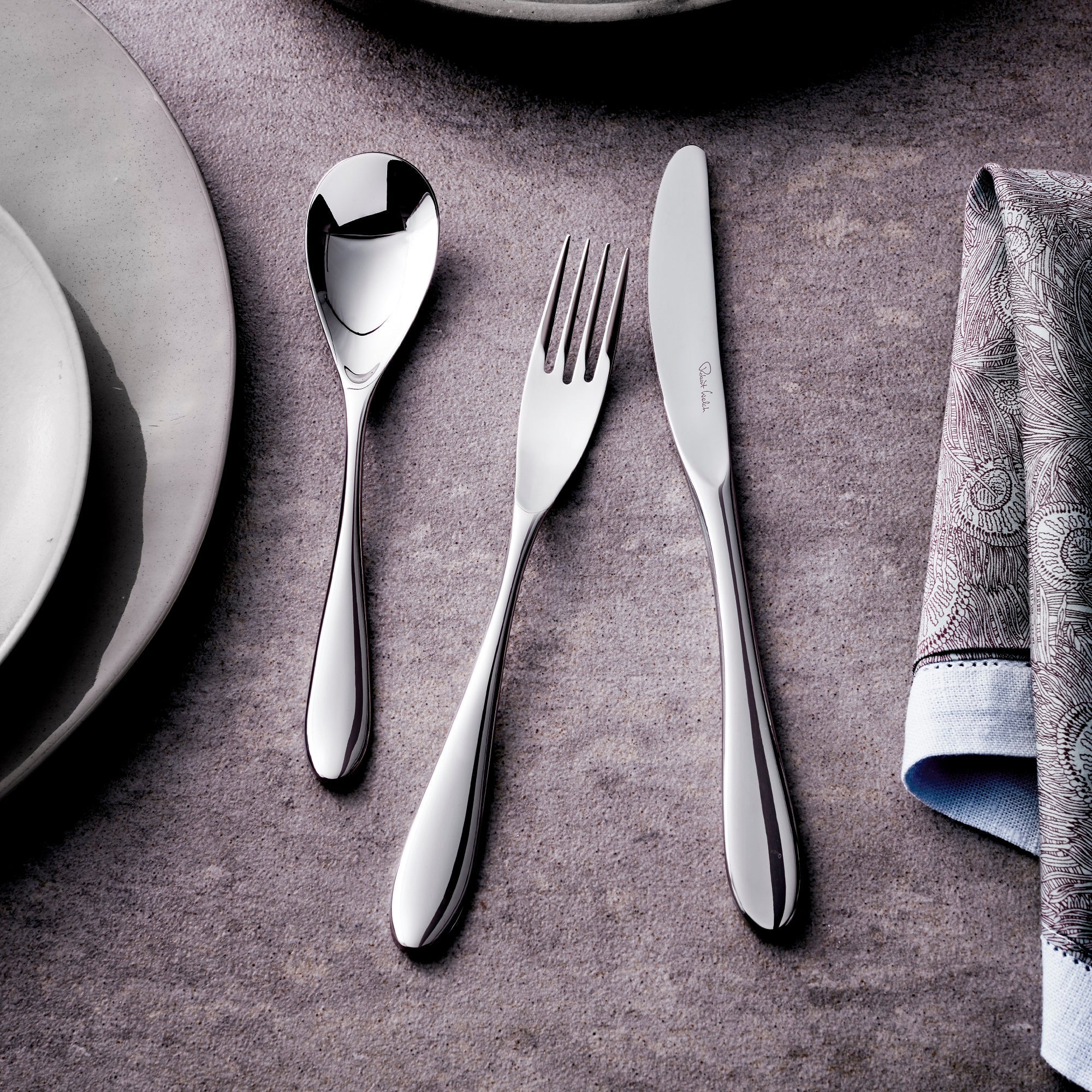 Bourton Bright Cutlery Set, 84 Piece for 12 People