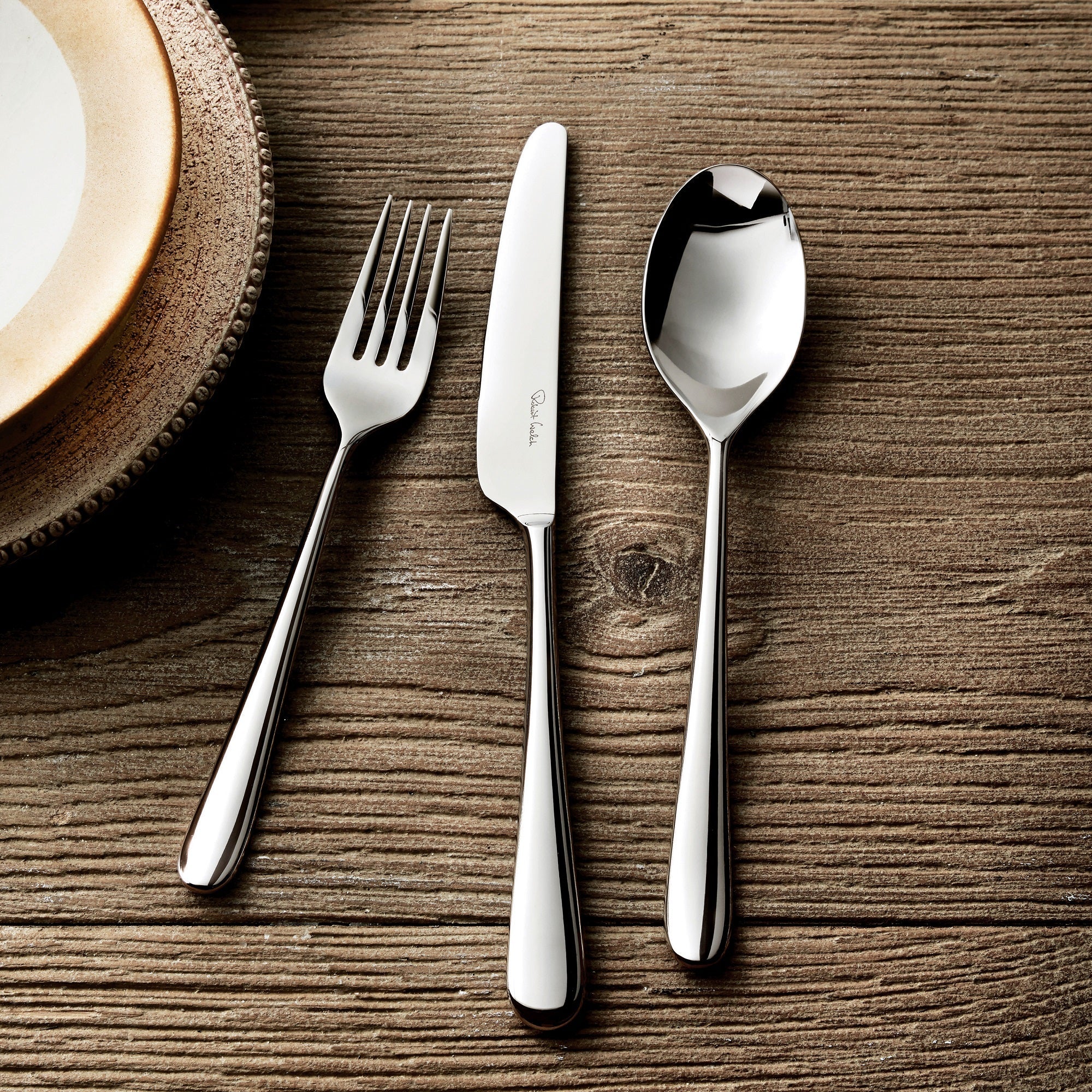 Robert Welch Kingham Bright Cutlery Set, 16 Piece for 4 People