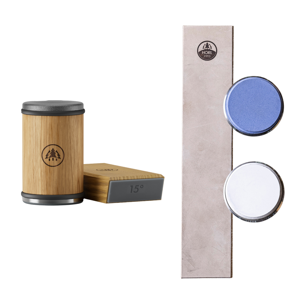 HORL 3 Knife Sharpener & Sharpening Set / Oak