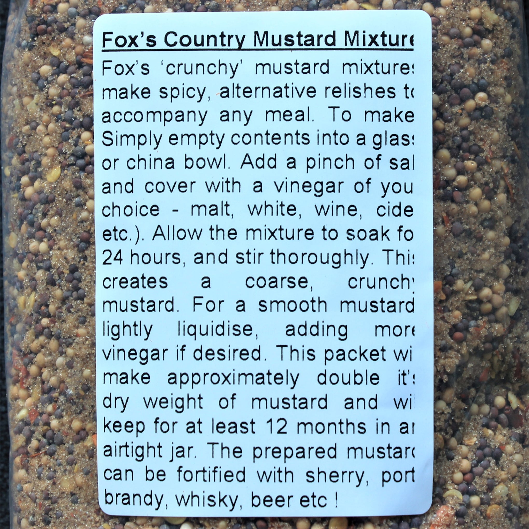 Apple and Mint Mustard Mixture