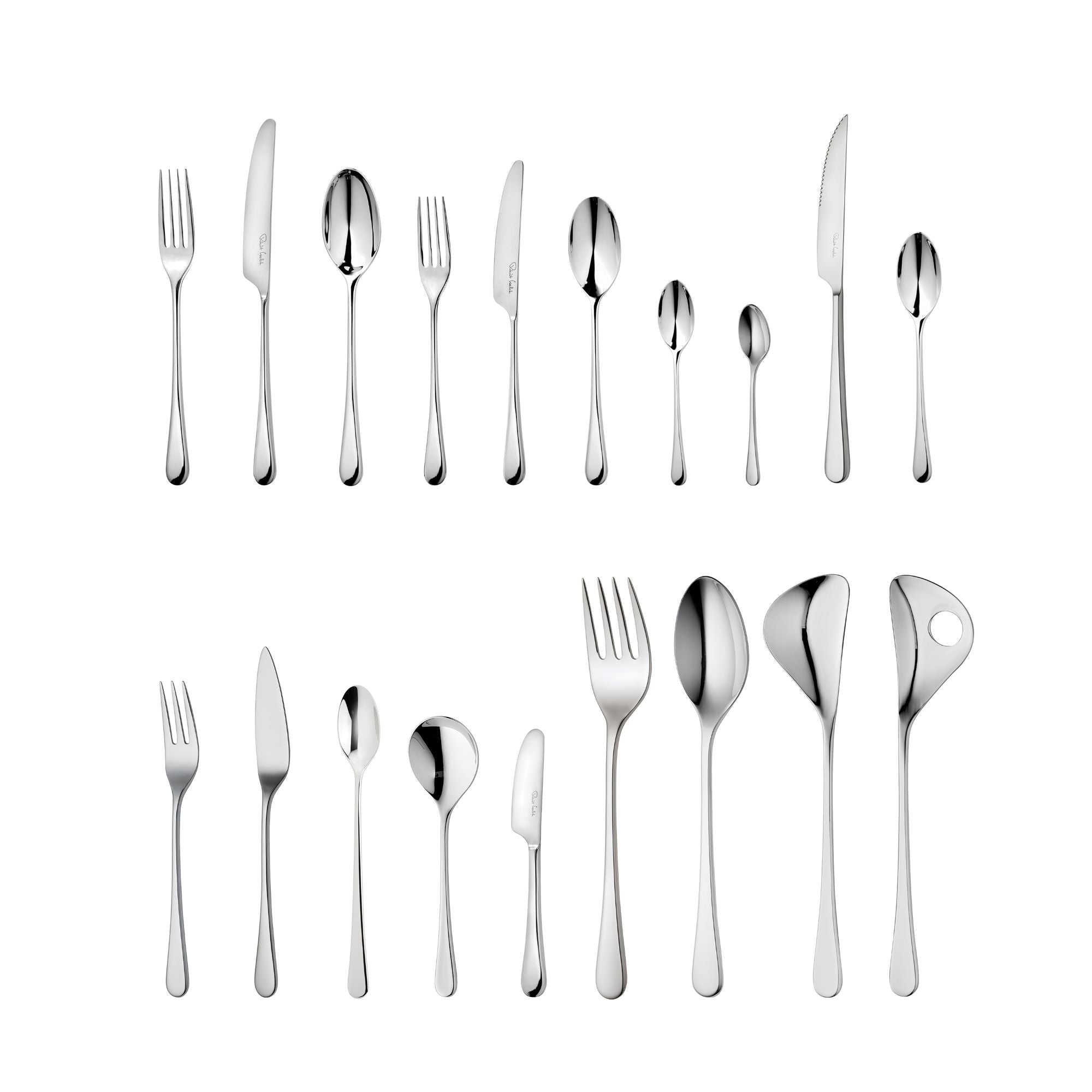 Iona Bright Cutlery Set, 84 Piece for 12 People
