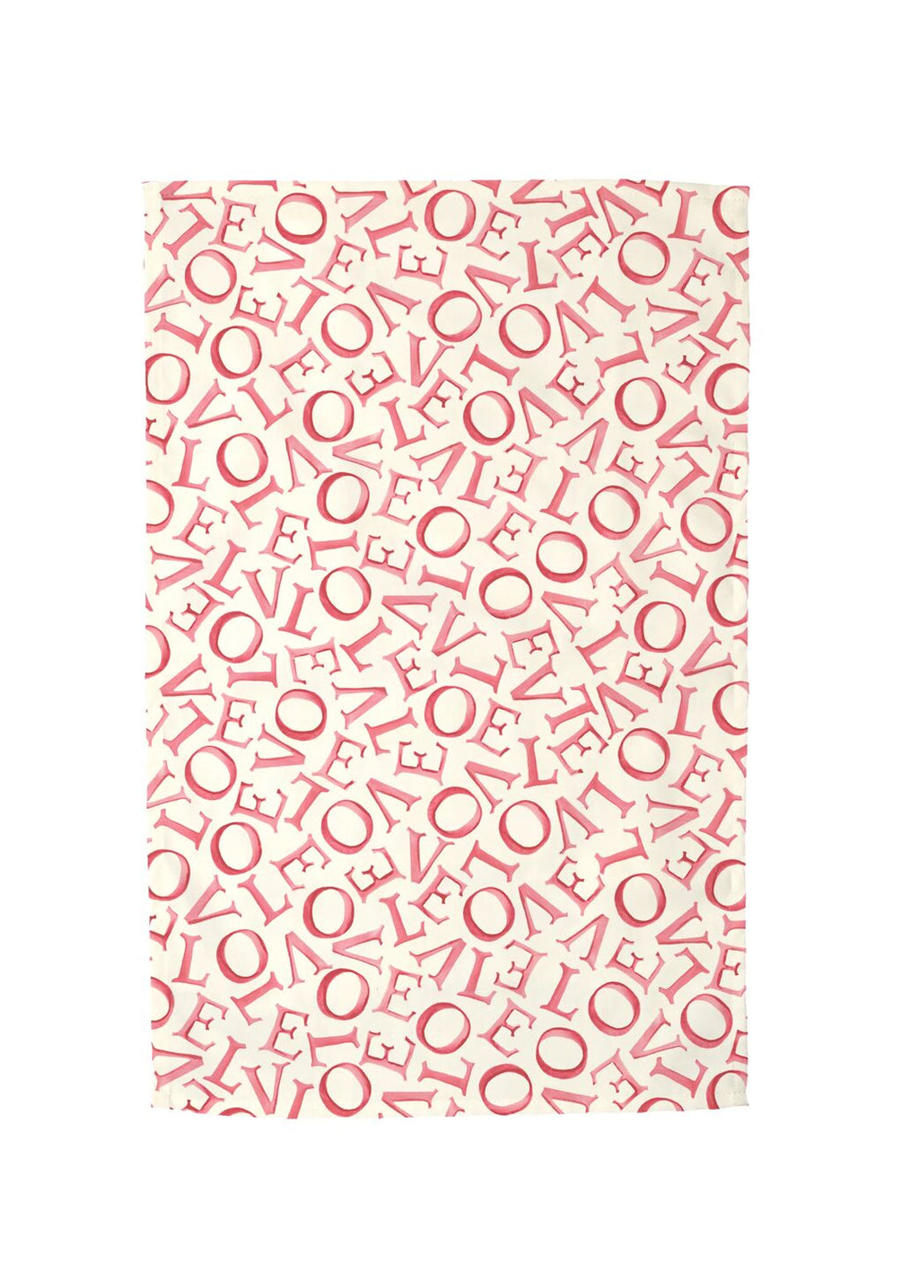 LOVE Double Oven Glove & Tea Towel Set