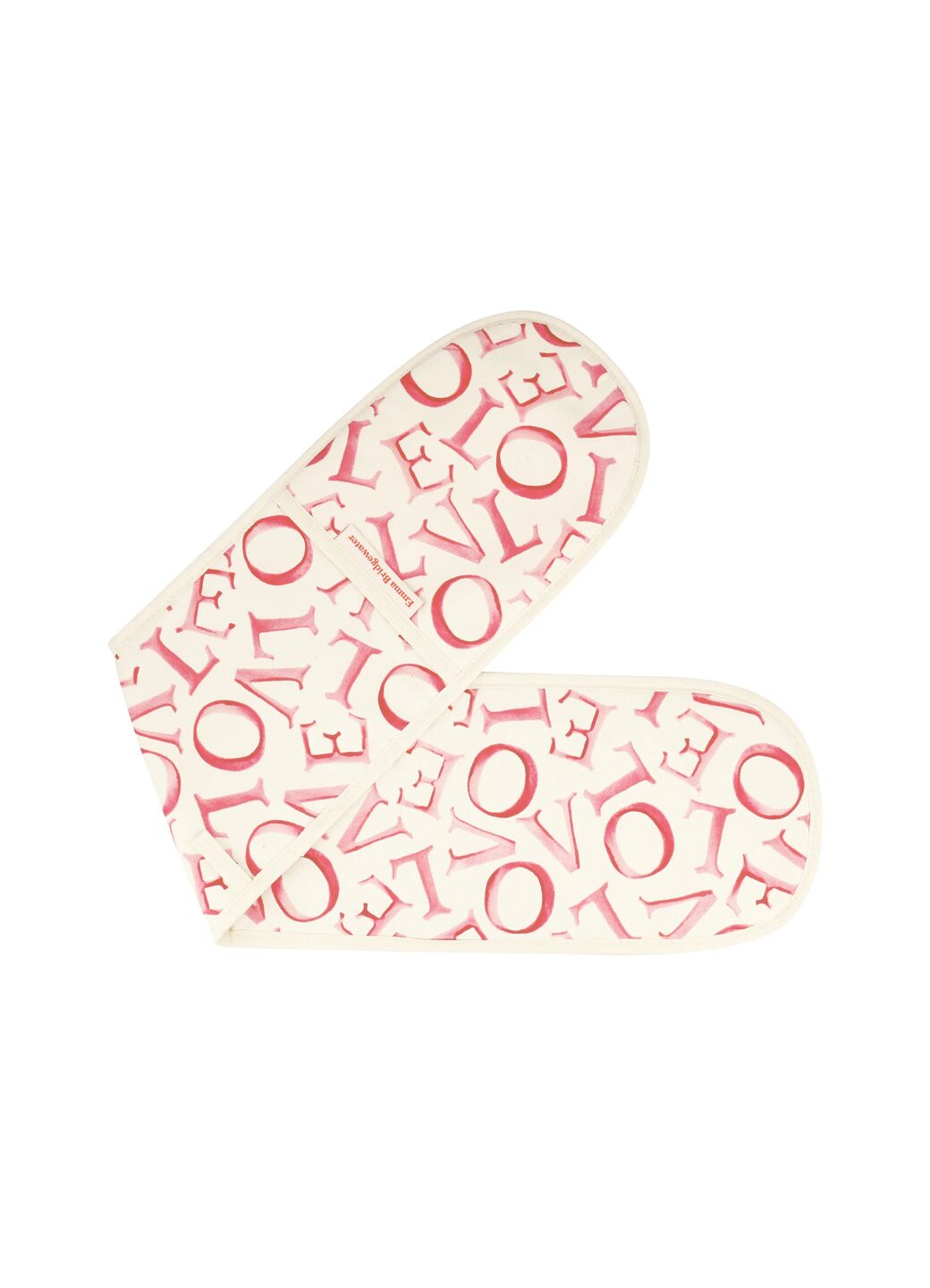 LOVE Double Oven Glove & Tea Towel Set