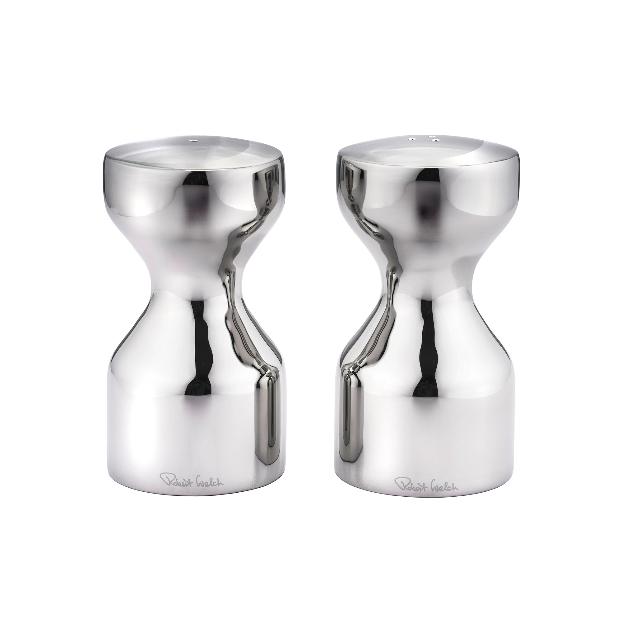 Limbrey Bright Salt & Pepper Shakers Set (Stainless Steel Base)