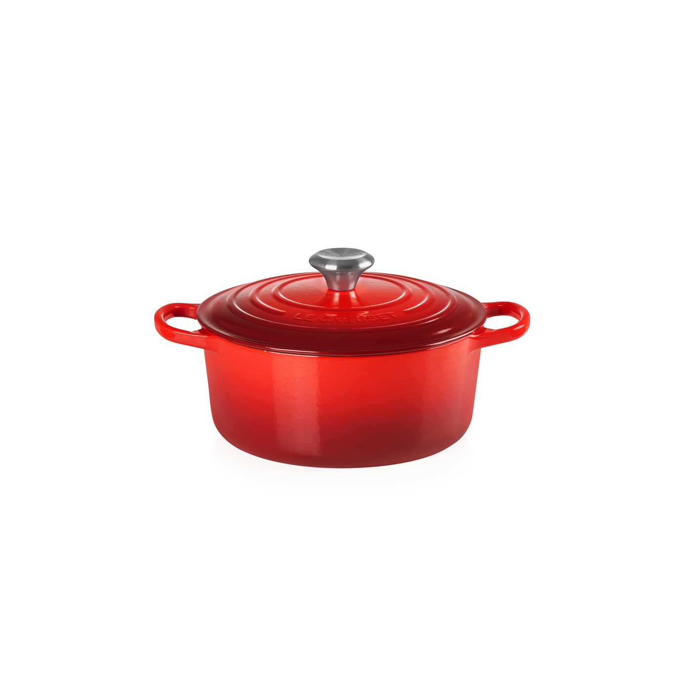 Le Creuset Signature Cast Iron Round Casserole 20cm Cerise