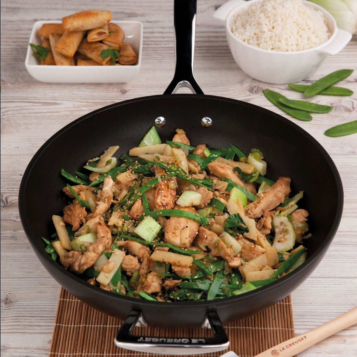 Le Creuset Toughened Non-Stick Stir Fry Pan 30cm