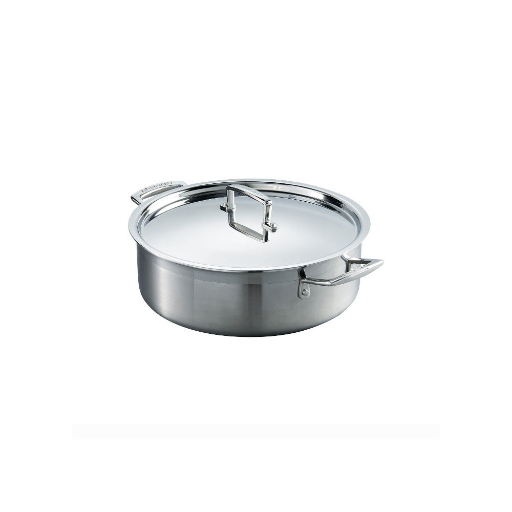 Le Creuset 3 - Ply Stainless Steel 28cm Sauteuse