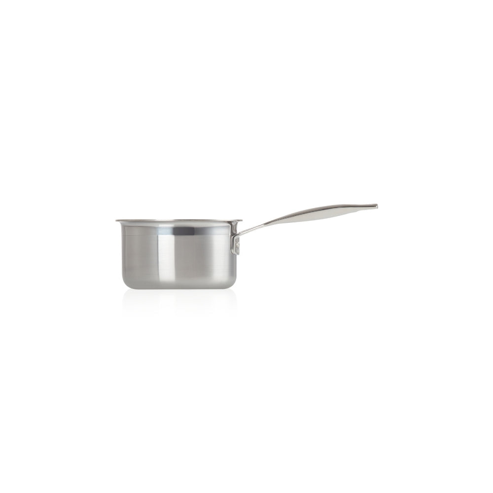 Le Creuset 3 - Ply Stainless Steel Non - Stick Milk Pan 14cm