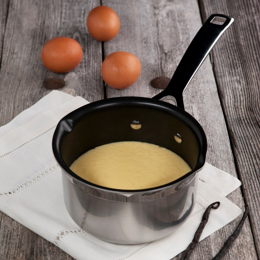 Le Creuset 3 - Ply Stainless Steel Non - Stick Milk Pan 14cm