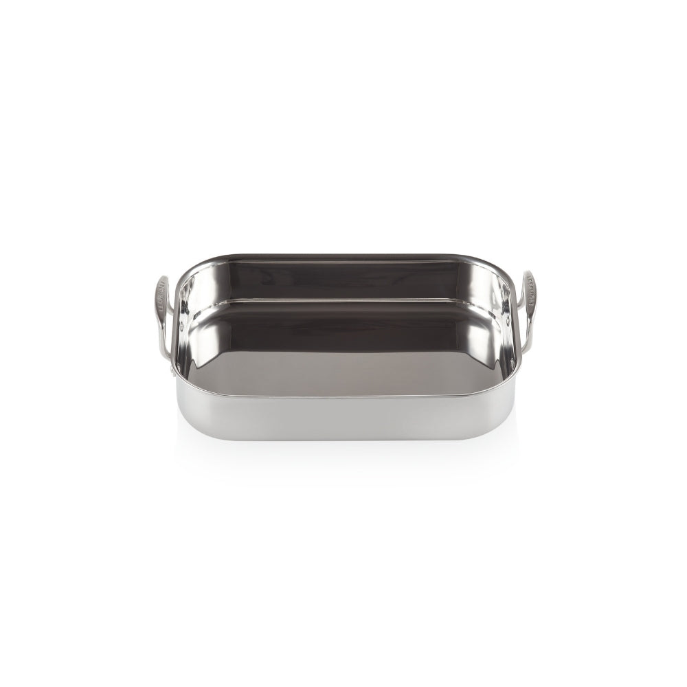 Le Creuset 3 - Ply Stainless Steel Rectangular Roaster 35cm