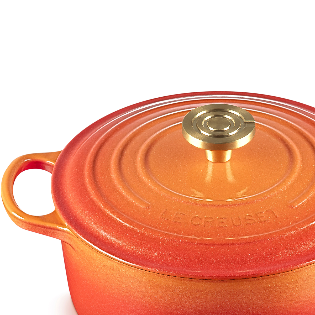 Le Creuset Flamme Doree Round Casserole - 24cm