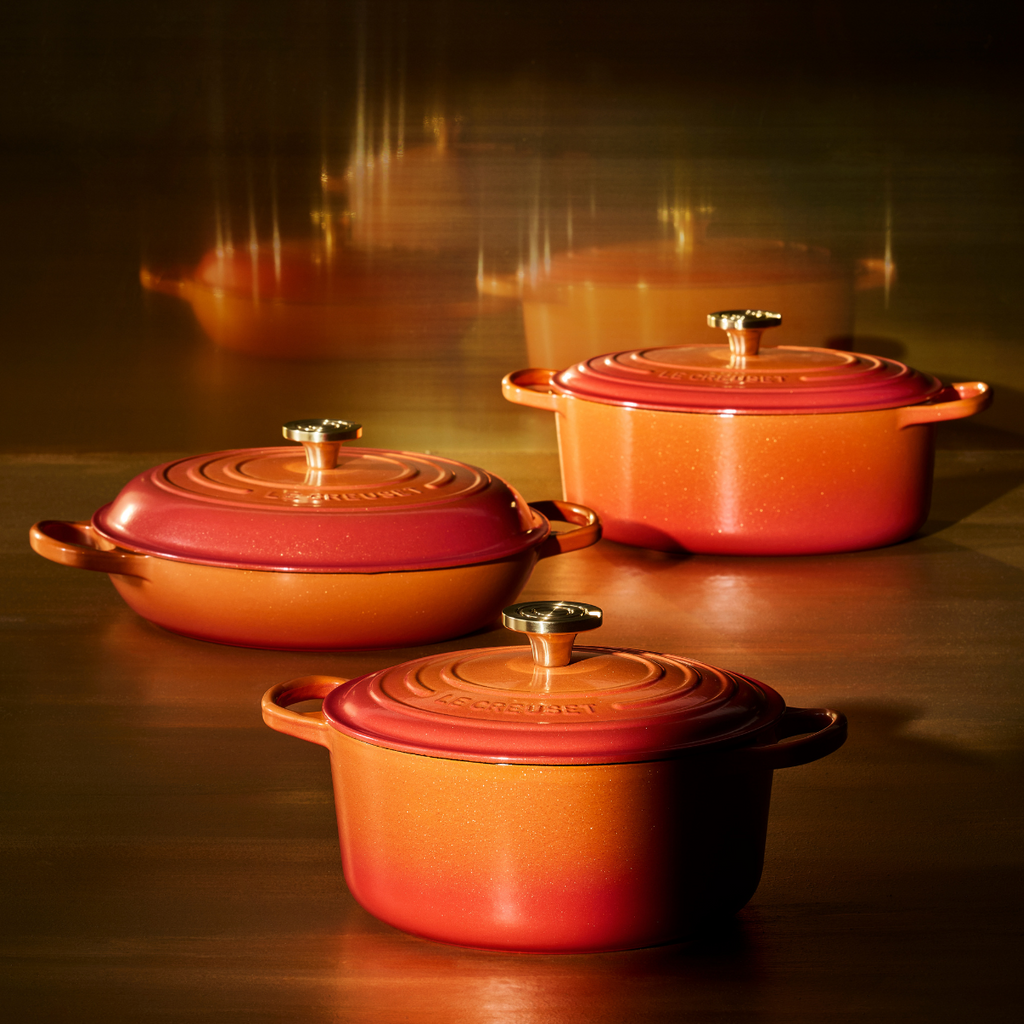 Le Creuset Flamme Doree Round Casserole - 24cm