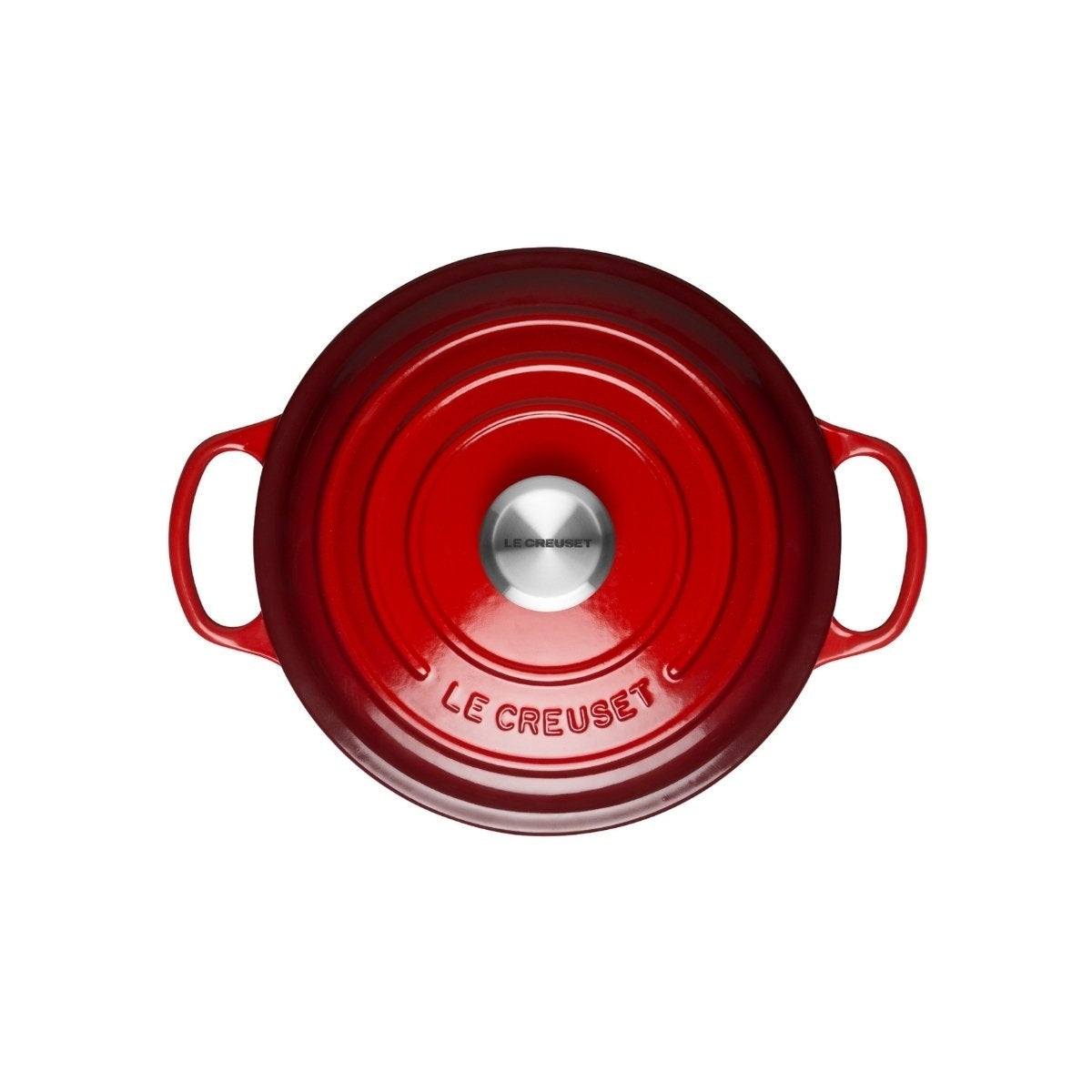 Le Creuset Signature Cast Iron Round Casserole 20cm Cerise