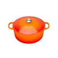 Le Creuset Signature Cast Iron Round Casserole 24cm - Volcanic