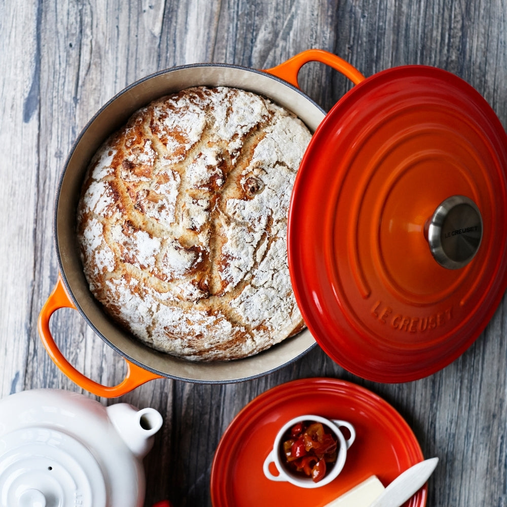 Le Creuset Signature Cast Iron Round Casserole 24cm - Volcanic