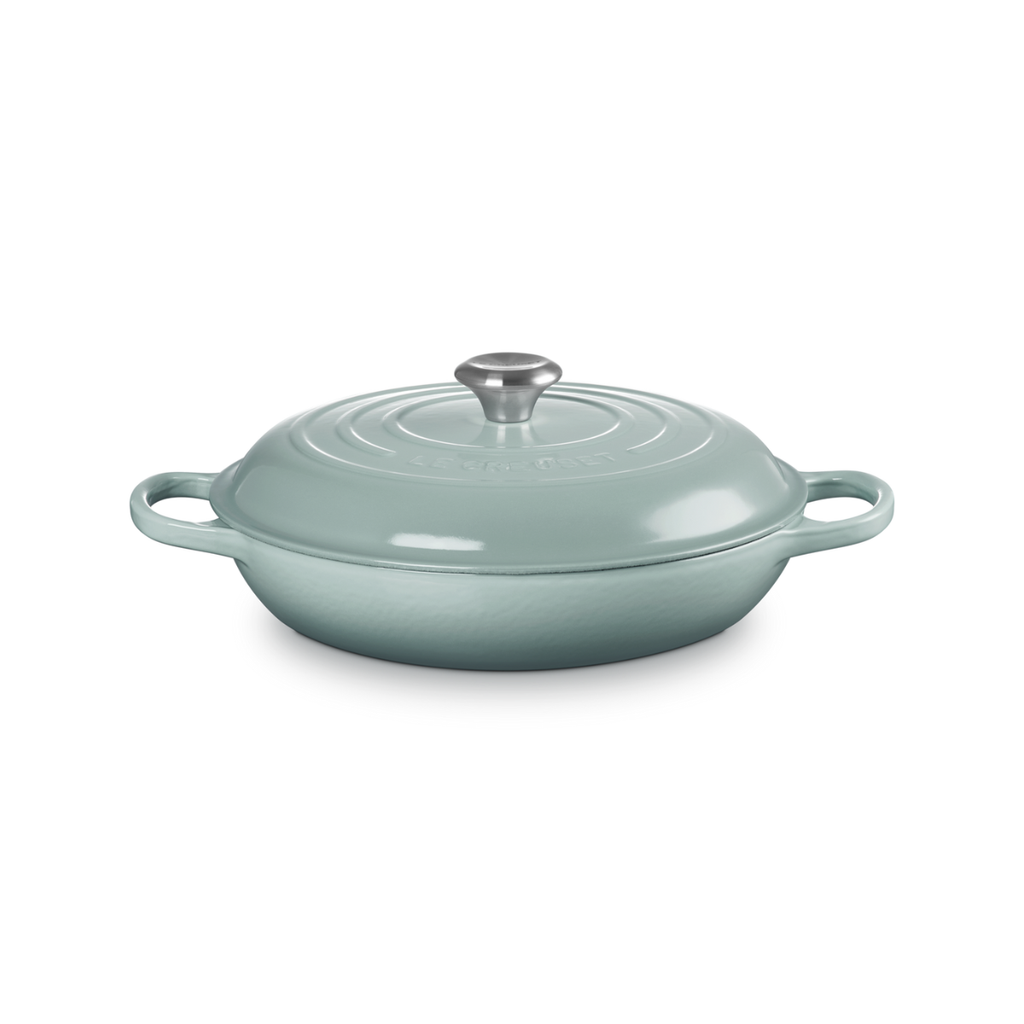 Le Creuset Signature Seasalt Shallow Casserole - 30cm