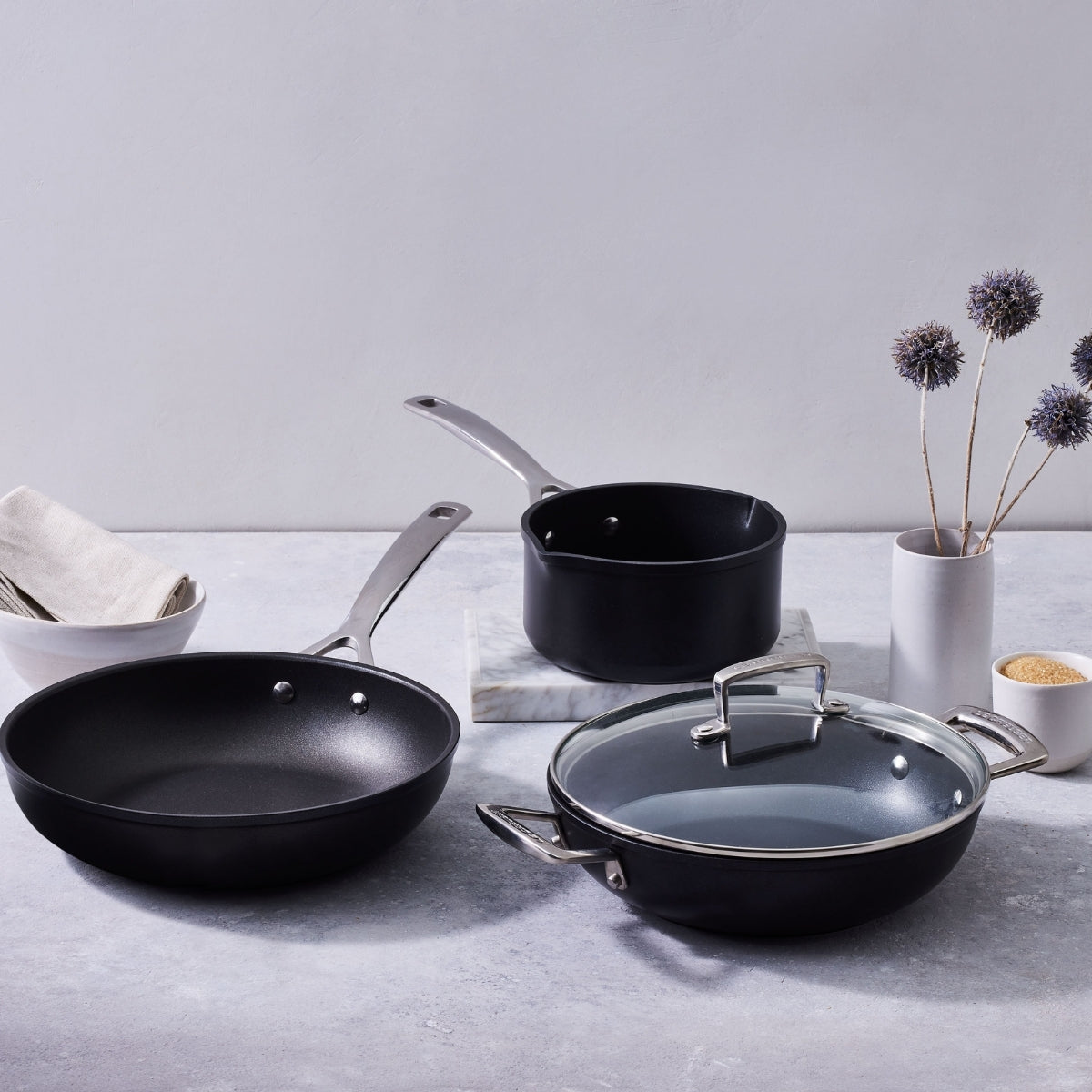 Le Creuset Toughened Non - Stick Milk Pan Non - Stick 16cm