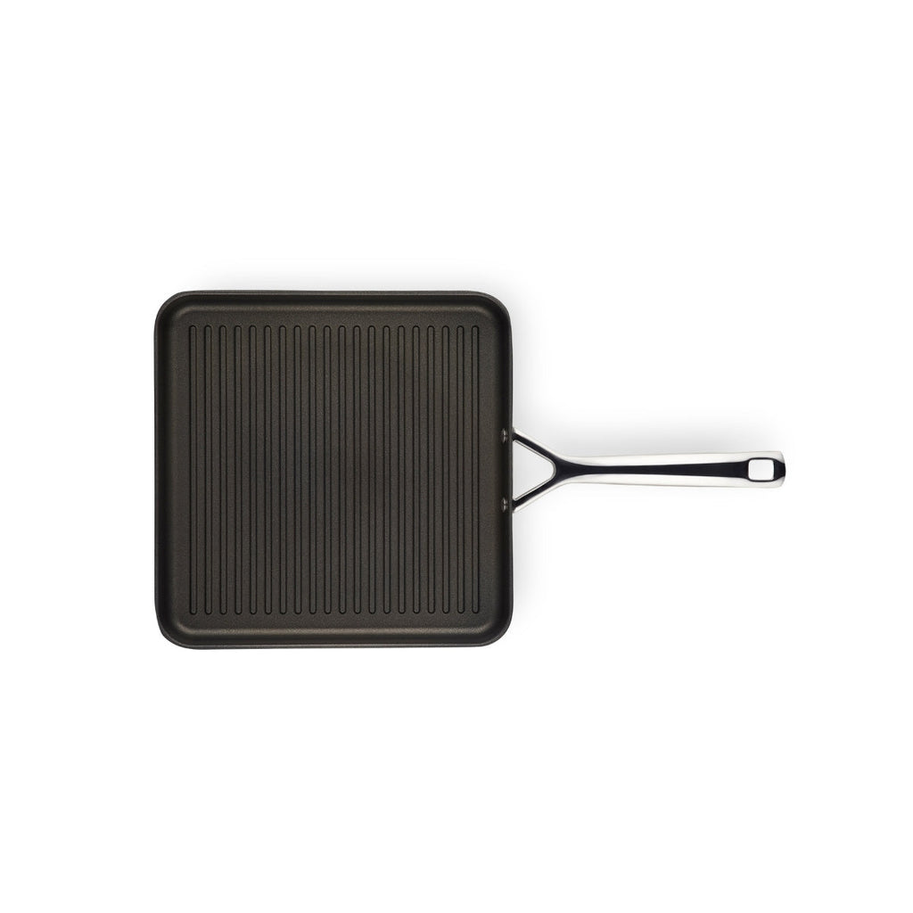 Le Creuset Toughened Non - Stick Ribbed Square Grill - 28cm