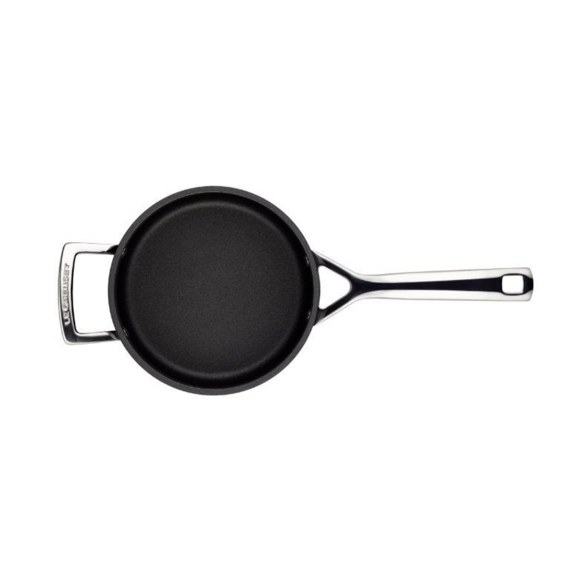 Le Creuset Toughened Non - Stick Saucepan with Glass Lid 18cm