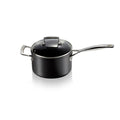 Le Creuset Toughened Non - Stick Saucepan with Glass Lid 18cm