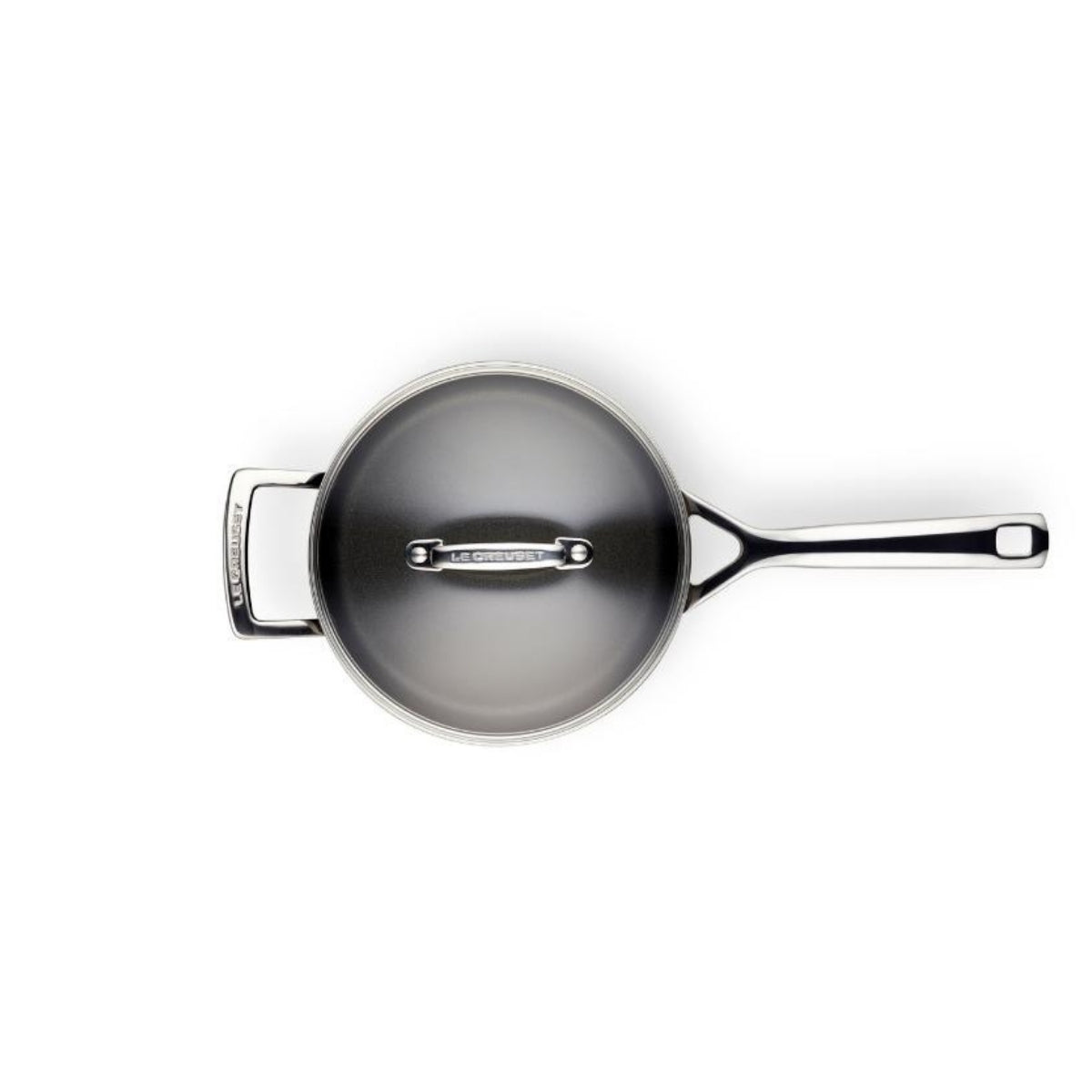 Le Creuset Toughened Non - Stick Saucepan with Glass Lid 20cm