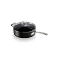 Le Creuset Toughened Non - Stick Saute Pan with Glass Lid - 26cm