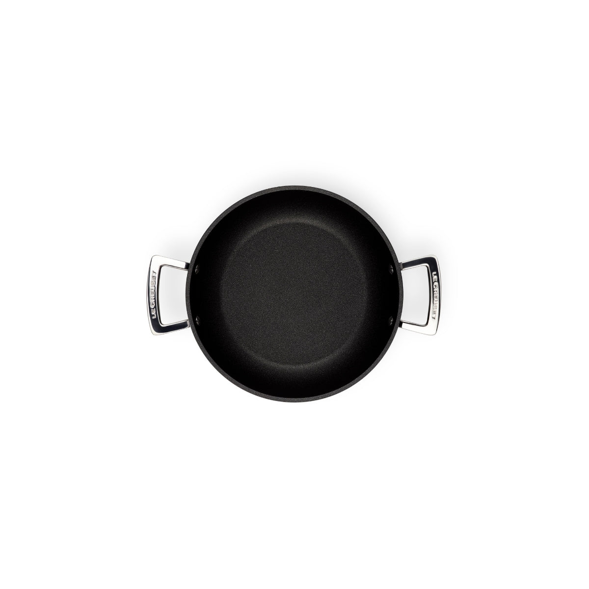 Le Creuset Toughened Non-Stick Shallow Casserole with Lid - 24cm